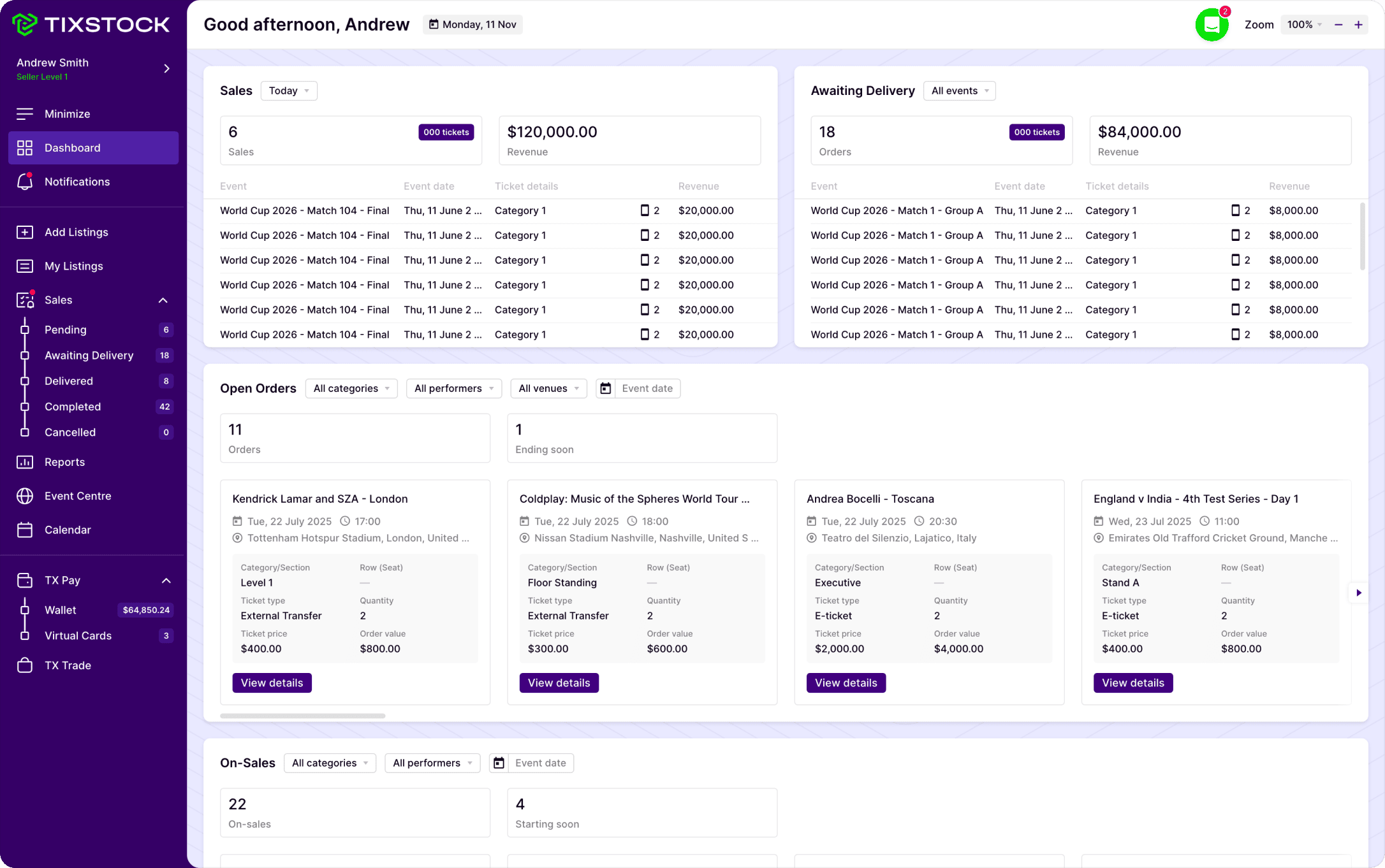 Platform Screenshot